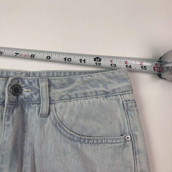 NWT WeWoreWhat The Icon Jeans 2 Light Icy Wash Straight Leg High Rise - Picture 7 of 13